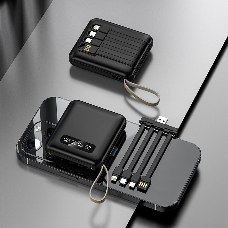 Compact And Portable With Built-in Cable Power Bank - Suga & Sass